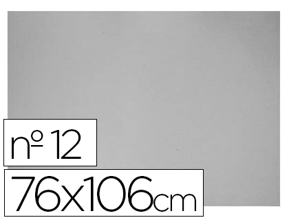 CARTON GRIS Nº 12 75X105 CM HOJA