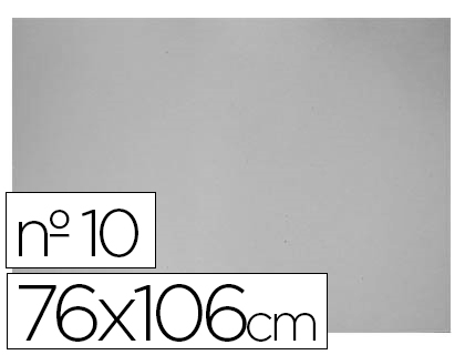 CARTON GRIS Nº 10 75X105 CM HOJA