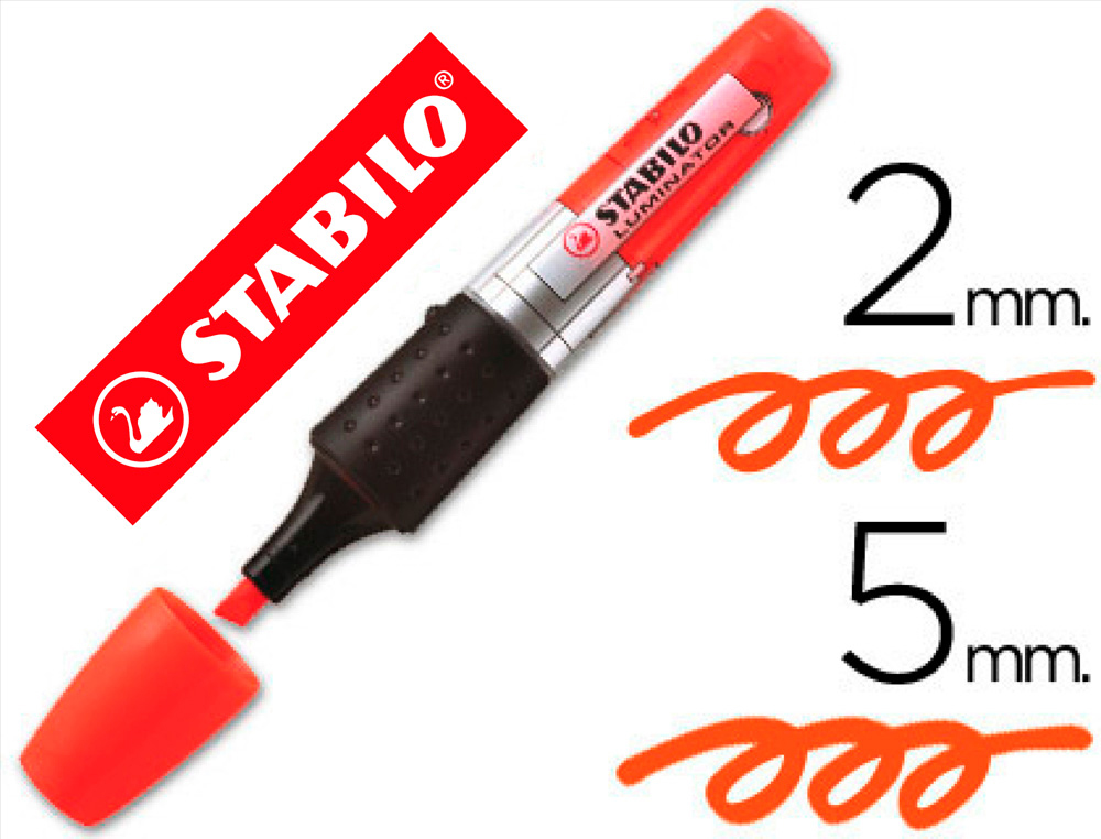 ROTULADOR STABILO BOSS LUMINATOR NARANJA TINTA LIQUIDA
