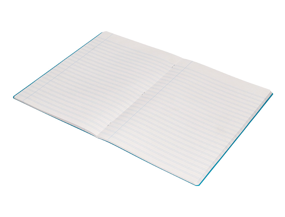 LIBRETA LIDERPAPEL 360 TAPA DE PLASTICO A4 48 HOJAS 90GR PAUTA 5 2,5MM CON MARGEN COLORES SURTIDOS