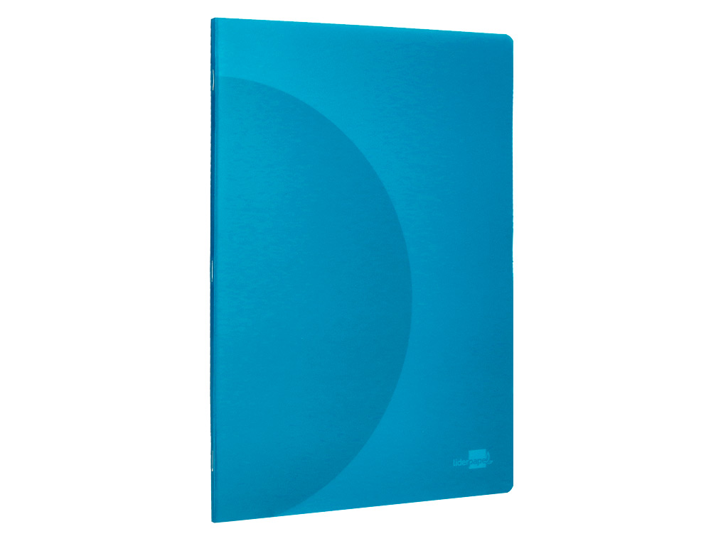 LIBRETA LIDERPAPEL 360 TAPA DE PLASTICO A4 48 HOJAS 90GR PAUTA 5 2,5MM CON MARGEN COLORES SURTIDOS