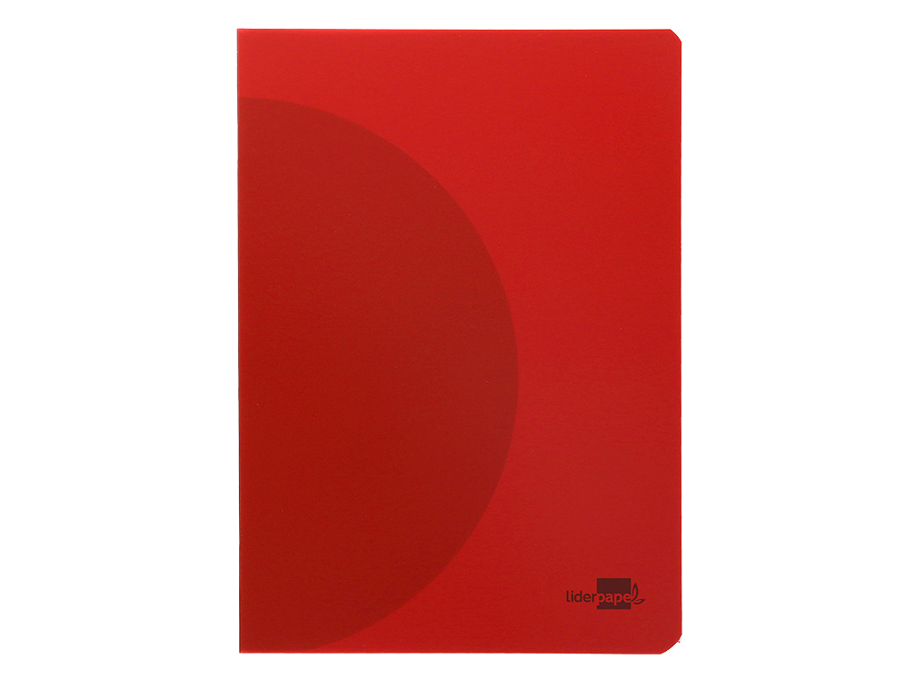 LIBRETA LIDERPAPEL 360 TAPA DE PLASTICO A4 48 HOJAS 90GR PAUTA 4ª 3,5MM CON MARGEN COLORES SURTIDOS