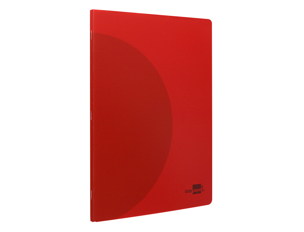 LIBRETA LIDERPAPEL 360 TAPA DE PLASTICO A4 48 HOJAS 90GR PAUTA 4ª 3,5MM CON MARGEN COLORES SURTIDOS