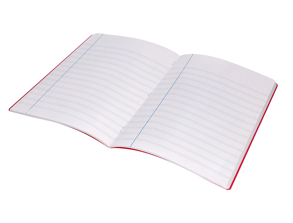 LIBRETA LIDERPAPEL 360 TAPA DE PLASTICO A5 48 HOJAS 90GR PAUTA 5 2,5MM CON MARGEN COLORES SURTIDOS