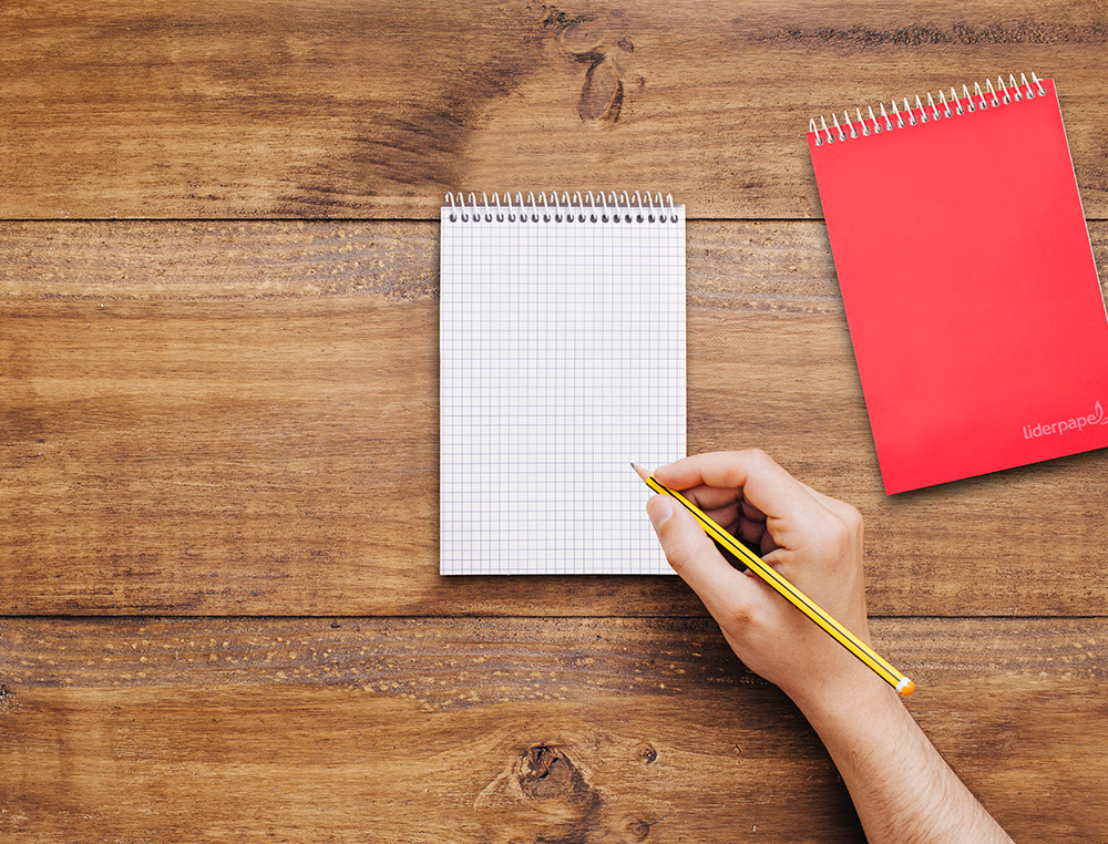 CUADERNO ESPIRAL LIDERPAPEL BOLSILLO DIECISEIAVO APAISADO WITTY TAPA DURA DURA 80H 60 GRCUADRO 4 MM COLORES STDOS.