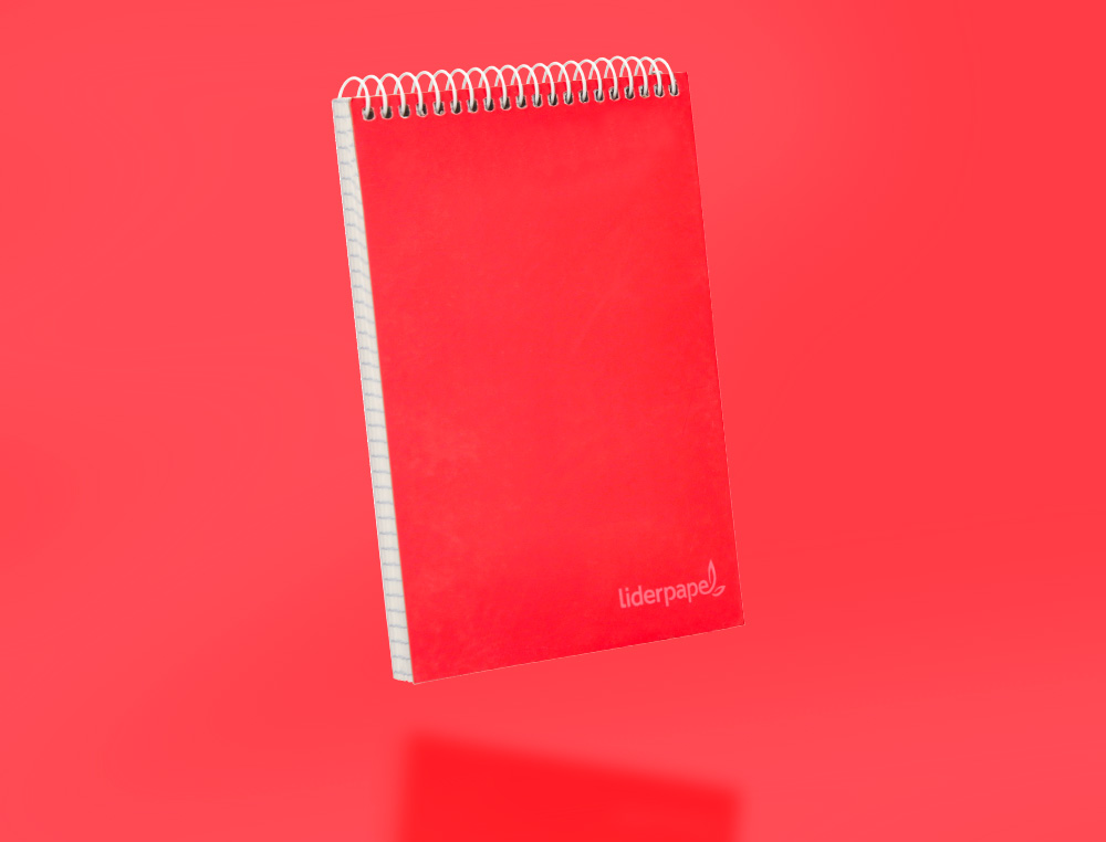 CUADERNO ESPIRAL LIDERPAPEL BOLSILLO DIECISEIAVO APAISADO WITTY TAPA DURA DURA 80H 60 GRCUADRO 4 MM COLORES STDOS.