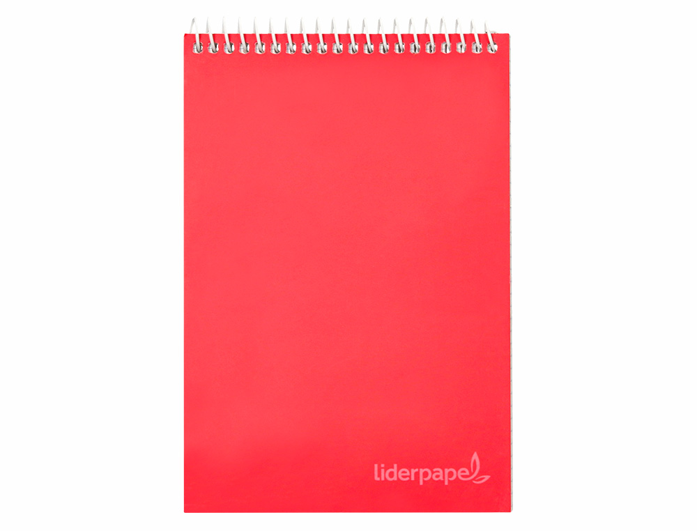 CUADERNO ESPIRAL LIDERPAPEL BOLSILLO DIECISEIAVO APAISADO WITTY TAPA DURA DURA 80H 60 GRCUADRO 4 MM COLORES STDOS.