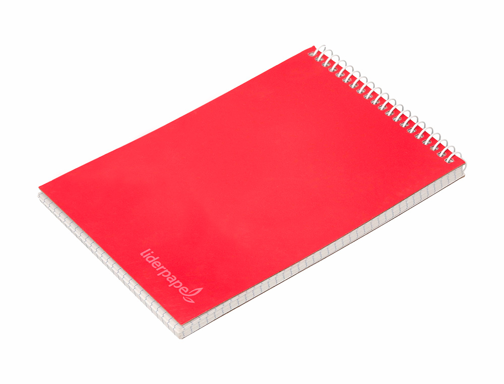 CUADERNO ESPIRAL LIDERPAPEL BOLSILLO DIECISEIAVO APAISADO WITTY TAPA DURA DURA 80H 60 GRCUADRO 4 MM COLORES STDOS.