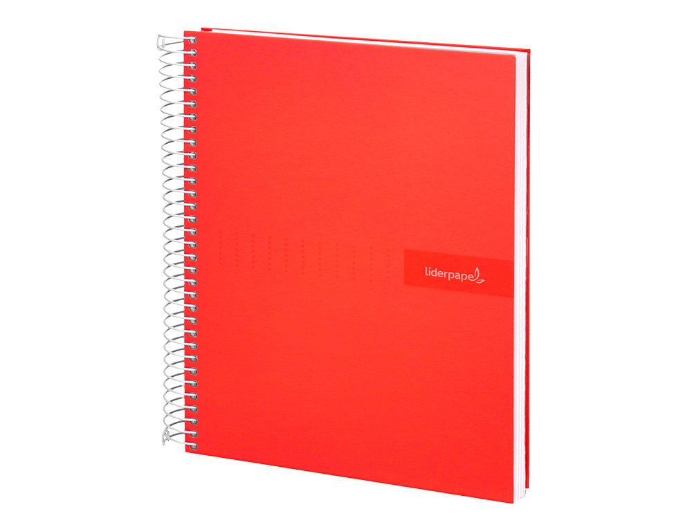 CUADERNO ESPIRAL LIDERPAPEL A5 CRAFTY TAPA FORRADA 80H 90GR PAUTA ESTRECHA 2,5MM CON MARGEN COLORES SURTIDOS