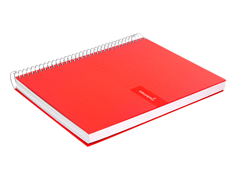 CUADERNO ESPIRAL LIDERPAPEL A5 CRAFTY TAPA FORRADA 80H 90GR PAUTA ESTRECHA 2,5MM CON MARGEN COLORES SURTIDOS