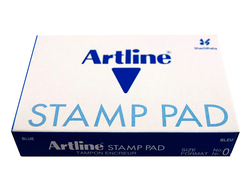 TAMPON ARTLINE Nº1 AZUL 67X106 MM