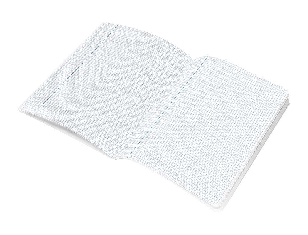 LIBRETA LIDERPAPEL SMART A5 80 HOJAS 60 GR CUADRO 5MM CON MARGEN COLORES SURTIDOS TAPA BLANDA