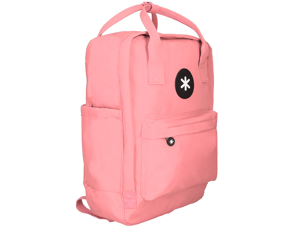 MOCHILA ANTARTIK 2 ASAS Y BOLSILLOS EXTERIORES CORAL 300X115X390 MM