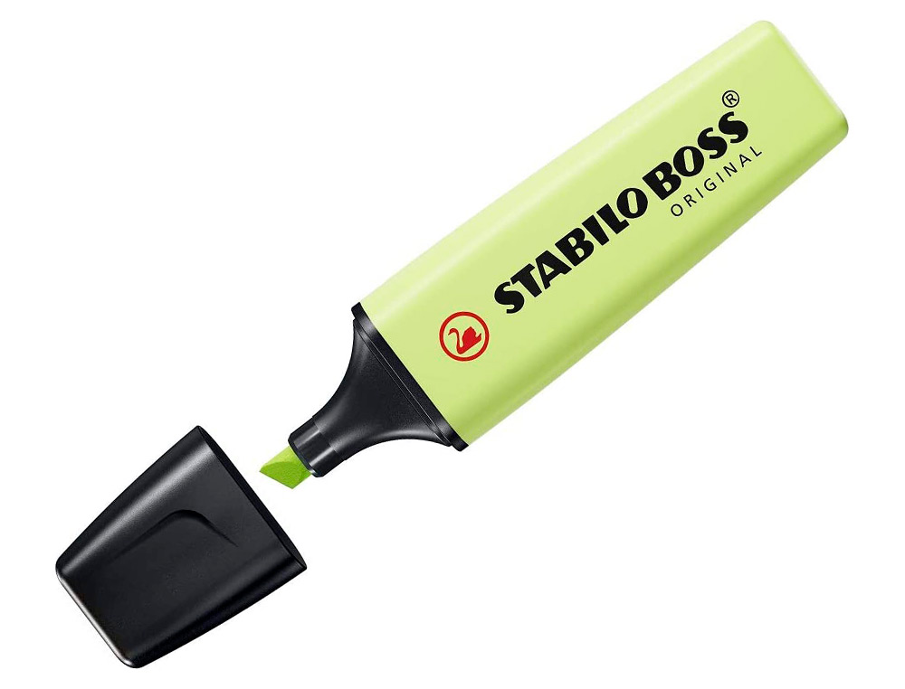ROTULADOR STABILO BOSS FLUORESCENTE 70 PASTEL CHISPA DE LIMA