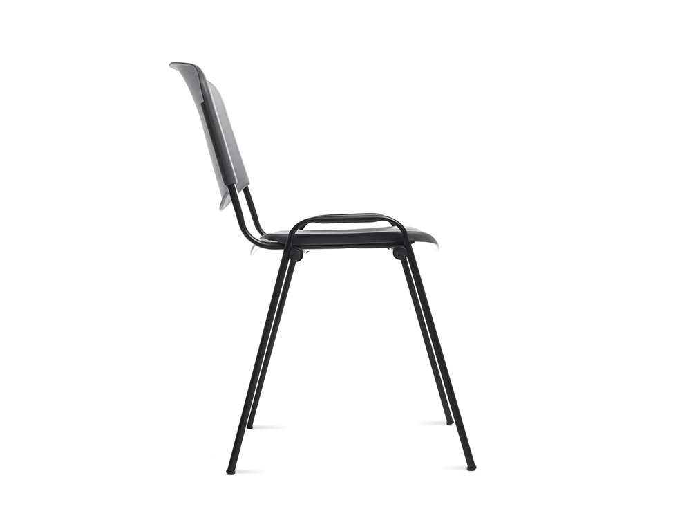 SILLA ROCADA CONFIDENTE ESTRUCTURA METALICA RESPALDO Y ASIENTO EN POLIMERO COLOR GRIS