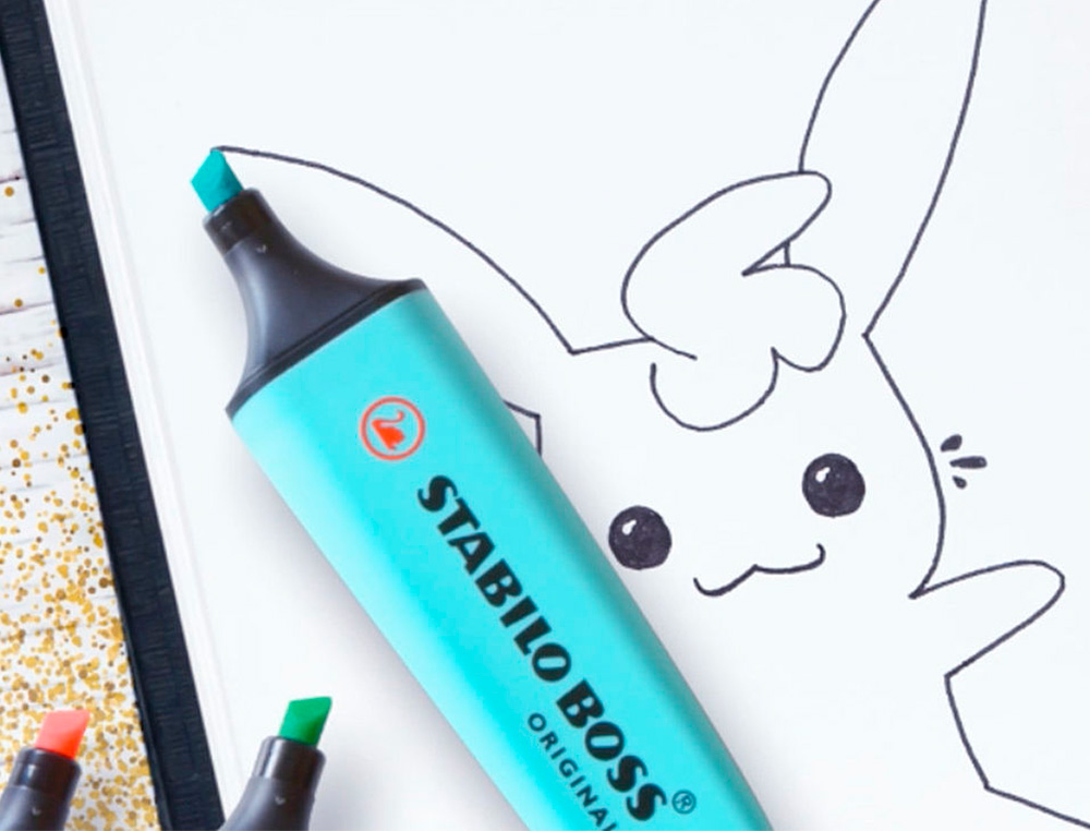 ROTULADOR STABILO BOSS FLUORESCENTE 70 DESKSET ESTUCHE DE 23 UNIDADES COLORES SURTIDOS