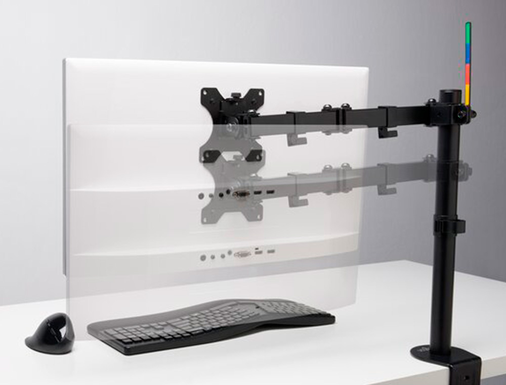 BRAZO KENSINGTON SMARTFIT ERGO EXTENSIBLE PARA UN MONITOR 456X135X233 MM