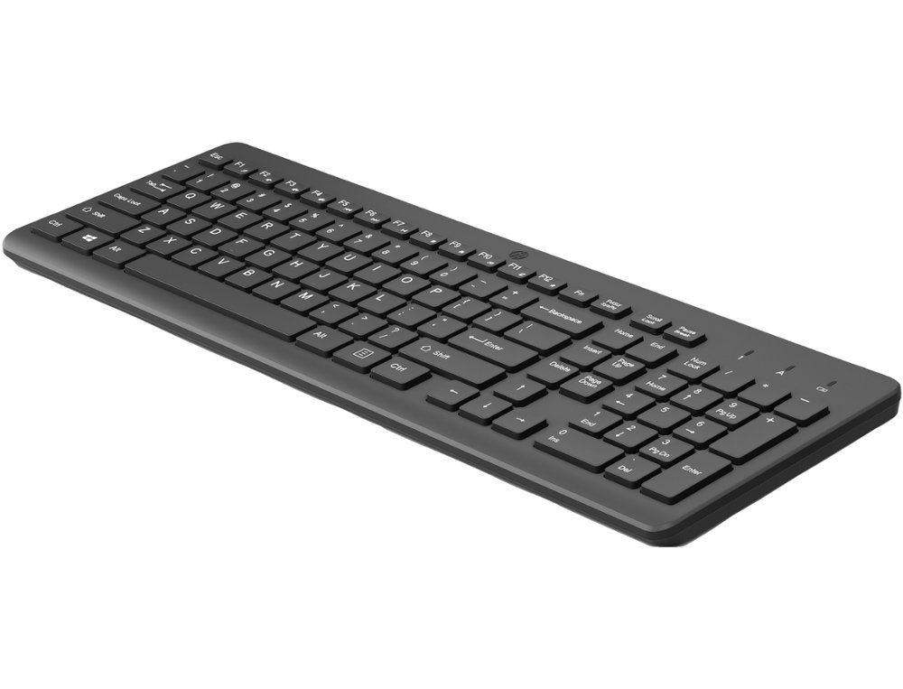TECLADO HP 225 INALAMBRICO QWERTY COLOR NEGRO