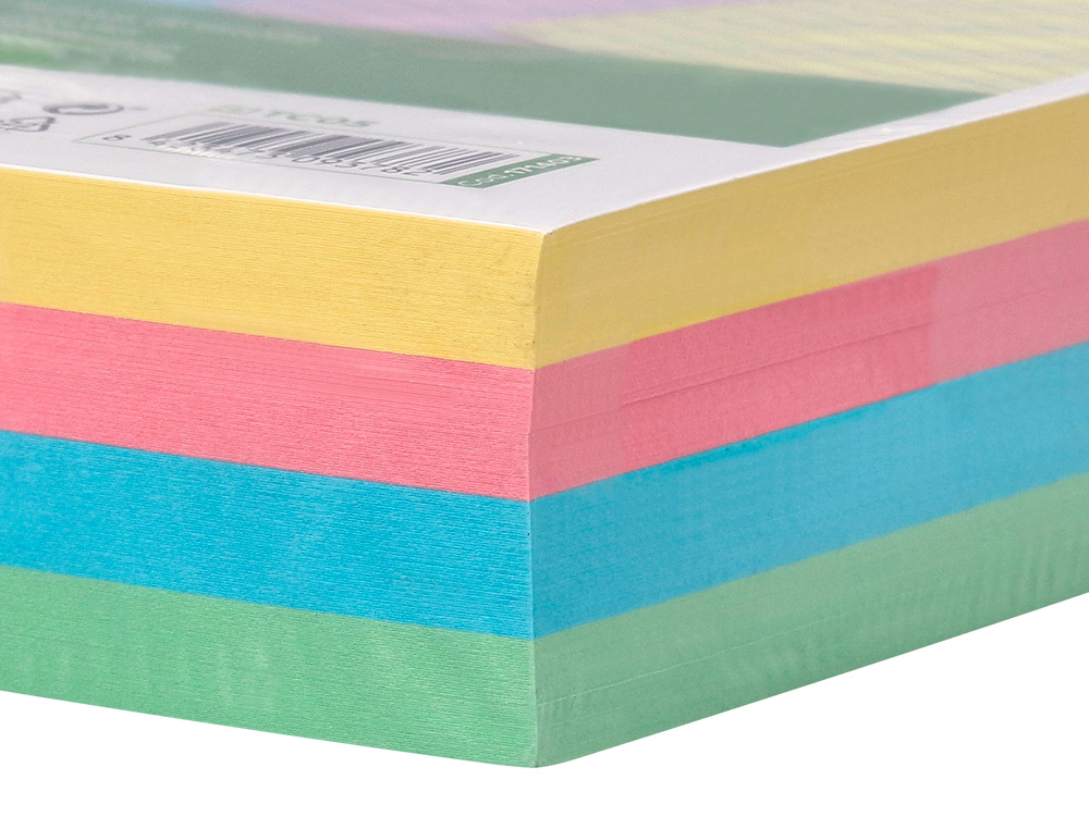 TARJETA LIDERPAPEL PARA ESTUDIAR LISA CARTULINA DE COLORES 170GR 125X200MM PAQUETE DE 200 UNIDADES