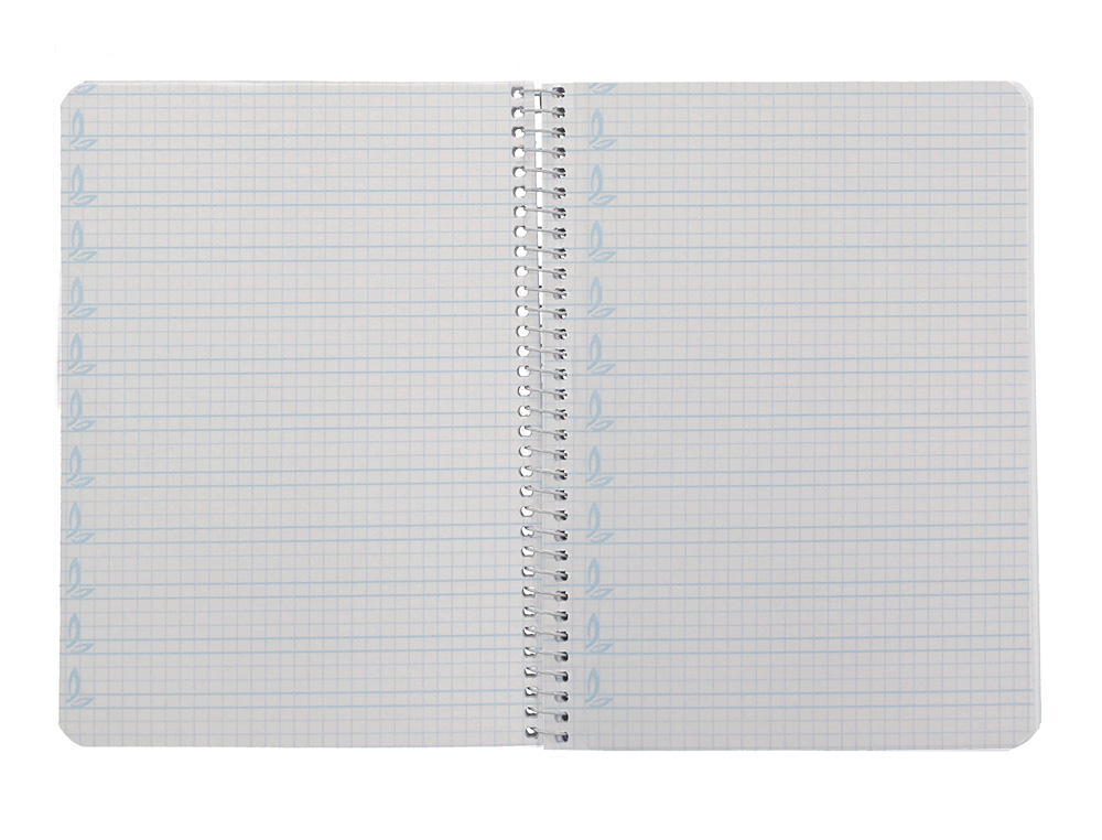CUADERNO ESPIRAL LIDERPAPEL A5 PAUTAGUIA TAPA BLANDA 40H 75 GR CUADRO PAUTADO 4MM COLOR AMARILLO