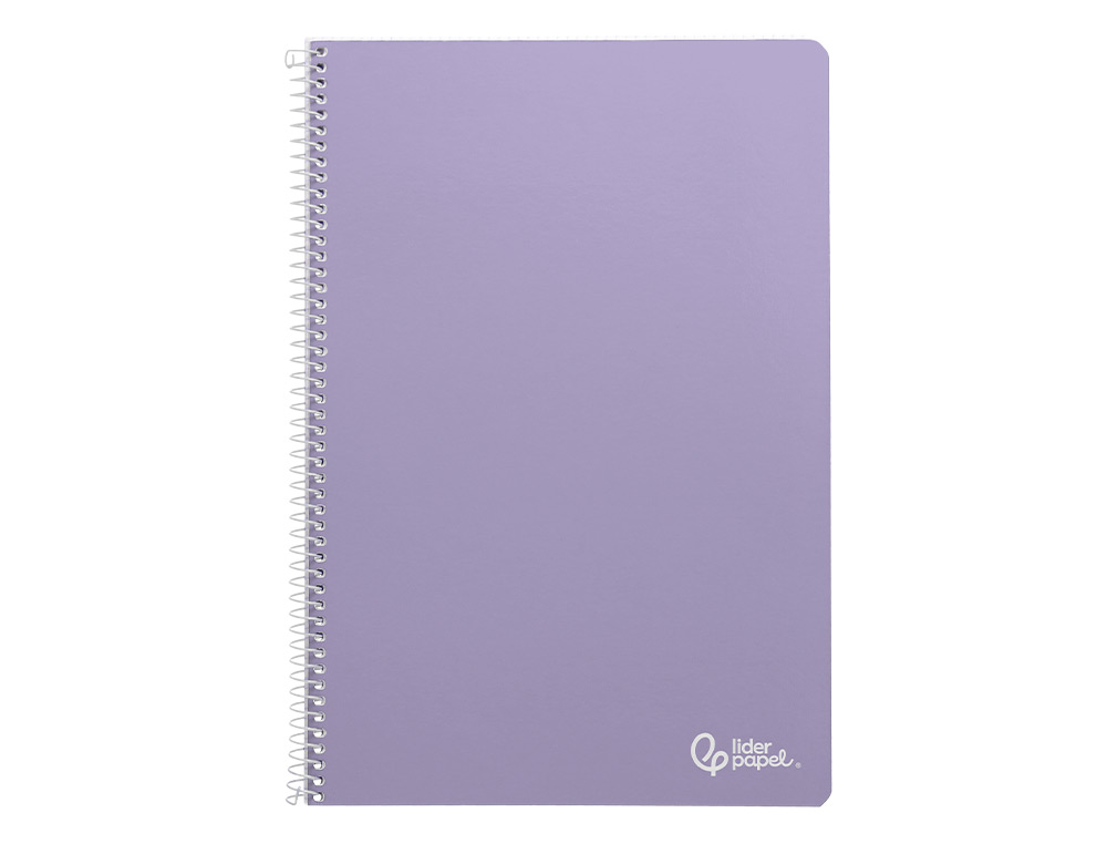 CUADERNO ESPIRAL LIDERPAPEL A4 SMART TAPA BLANDA 80H 75GR CUADRO 5 MM CON MARGEN COLORES SURTIDOS