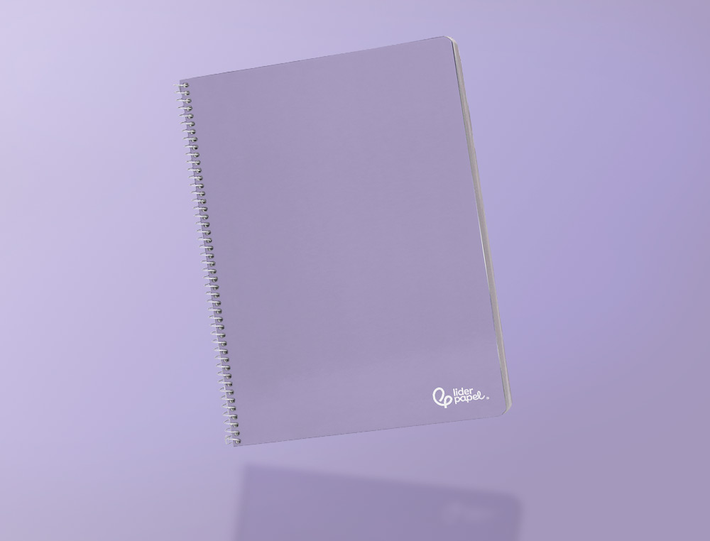 CUADERNO ESPIRAL LIDERPAPEL A4 SMART TAPA BLANDA 80H 75GR CUADRO 5 MM CON MARGEN COLORES SURTIDOS