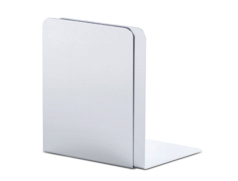 APOYALIBROS METALICO MAUL ALUMINIO 100X100X130 MM JUEGO