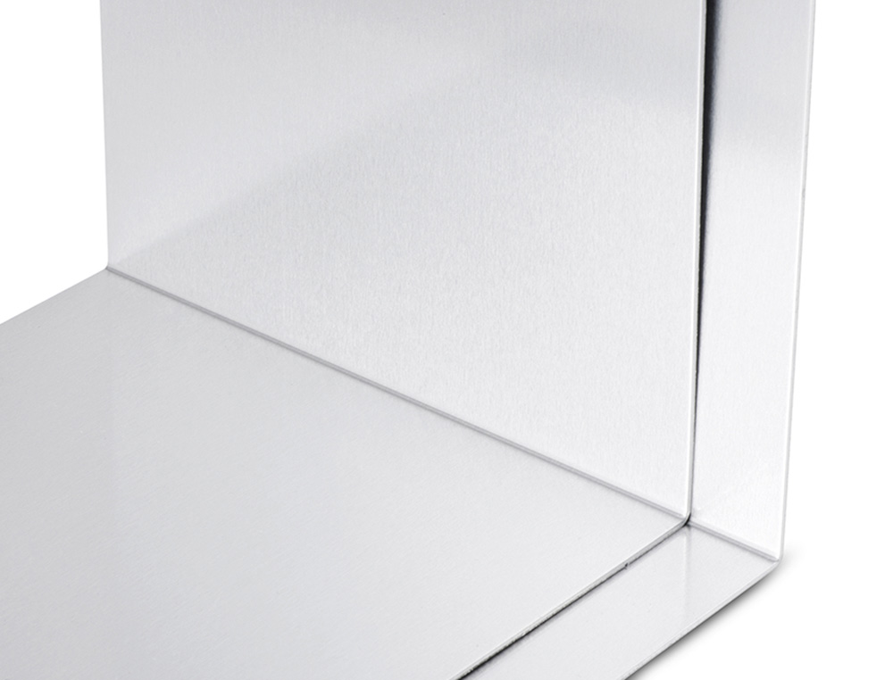APOYALIBROS METALICO MAUL ALUMINIO 100X100X130 MM JUEGO