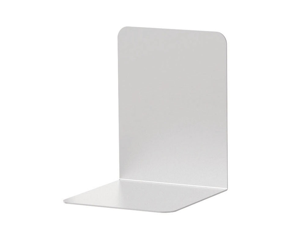 APOYALIBROS METALICO MAUL ALUMINIO 100X100X130 MM JUEGO