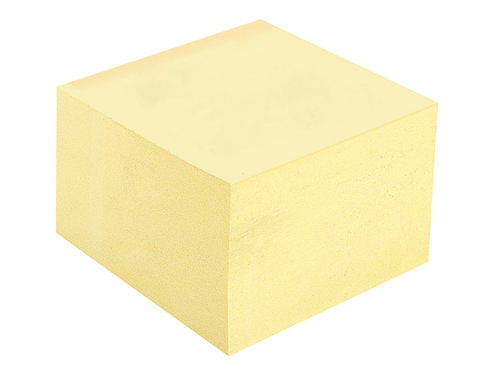 BLOC DE NOTAS ADHESIVAS QUITA Y PON Q-CONNECT 76X76 MM FSC AMARILLO CON 400 HOJAS