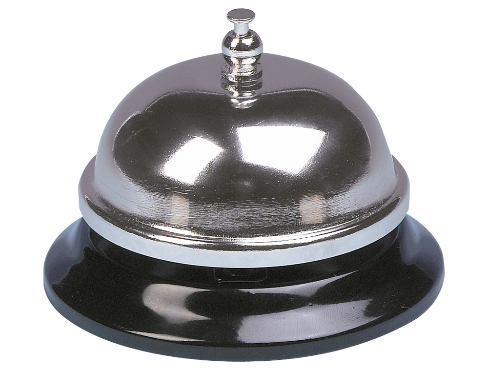 TIMBRE RECEPCION Q-CONNECT METALICO 85X55 MM