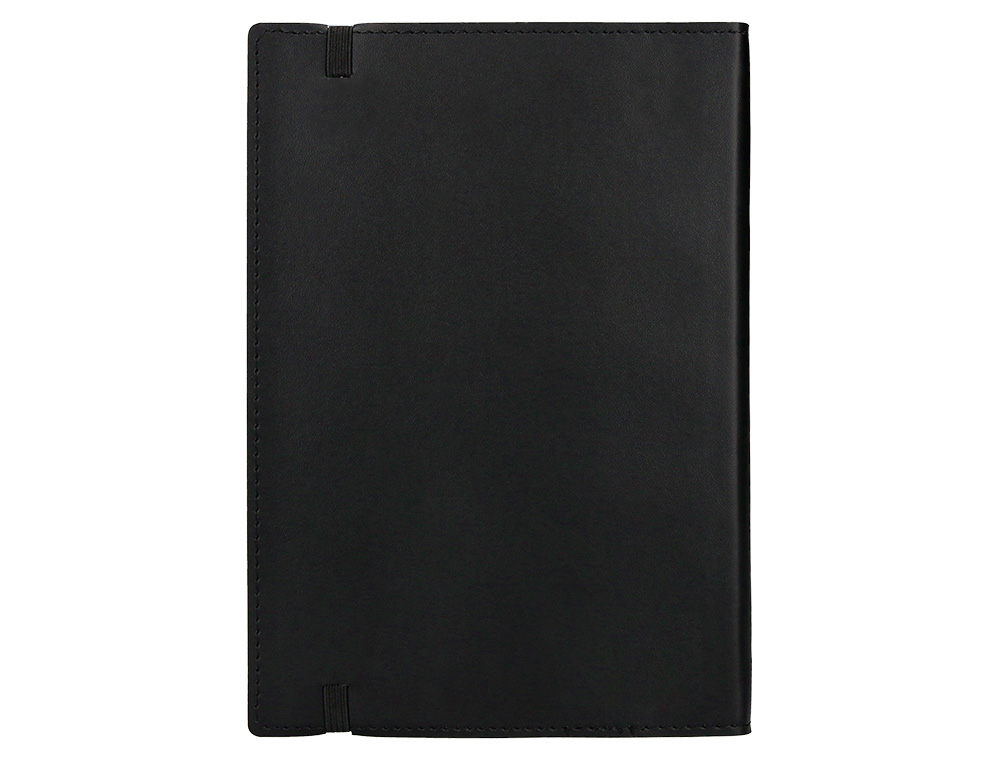 LIBRETA INDICE LIDERPAPEL SIMILPIEL A5 120 HOJAS 70GR COLOR NEGRO