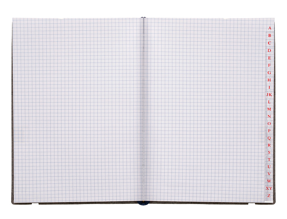 LIBRETA INDICE LIDERPAPEL SIMILPIEL A5 120 HOJAS 70GR COLOR NEGRO