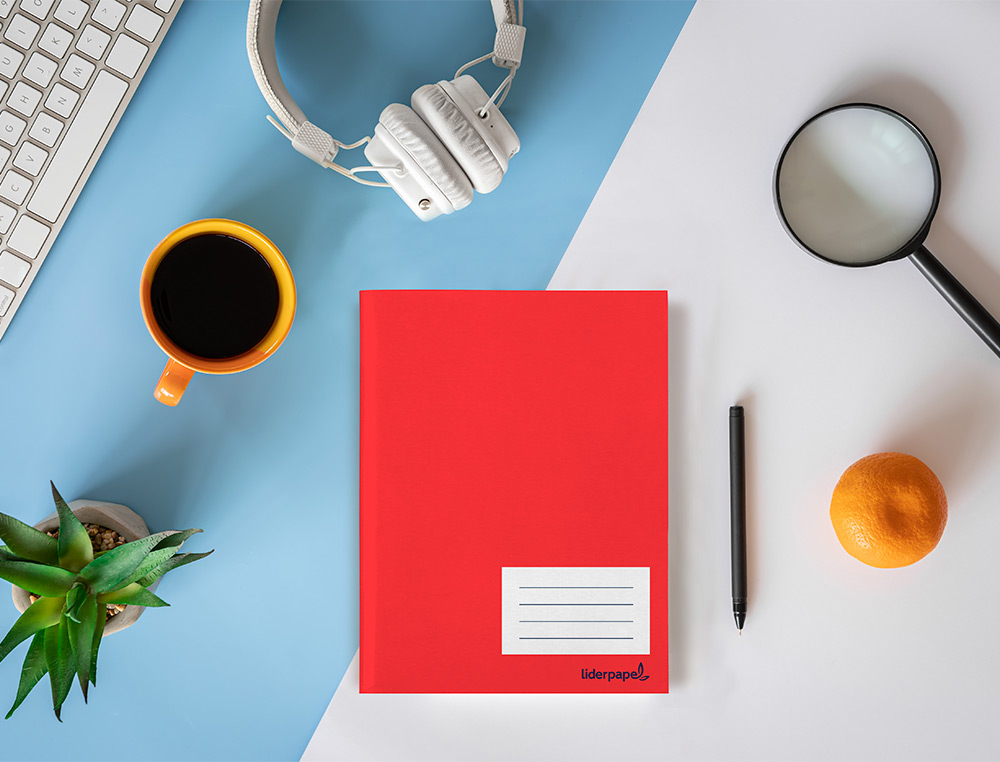 LIBRETA LIDERPAPEL SMART A5 32 HOJAS 60 GR RAYADO N46 COLORES SURTIDOS