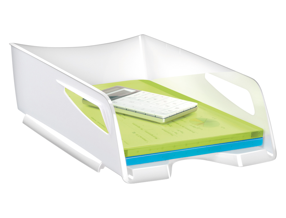 BANDEJA SOBREMESA CEP MAXI DE GRAN CAPACIDAD PLASTICO BLANCA 386X270X115 MM