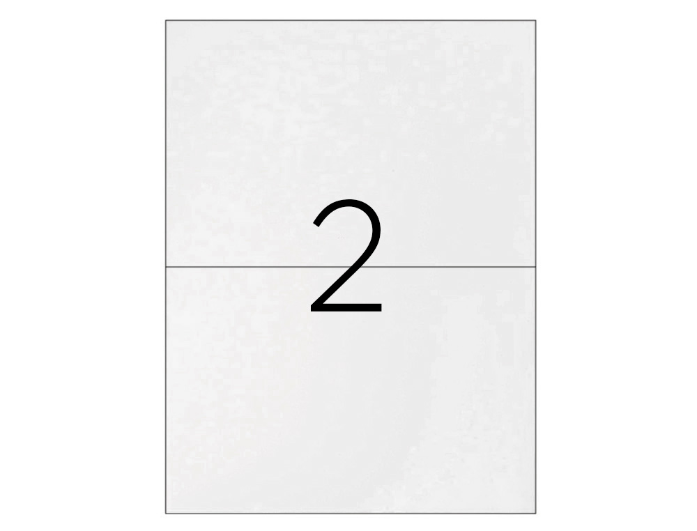 ETIQUETA ADHESIVA Q-CONNECT KF10662 TAMAO 210X148,5 MM FOTOCOPIADORA LASER INK-JET CAJA CON 100 HOJAS DIN A4